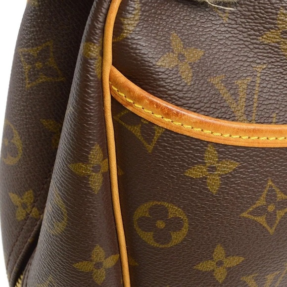 LOUIS VUITTON Deauville w/Unbranded Gold Tone Chain, LARGE Version, EUC - Picture 8 of 16